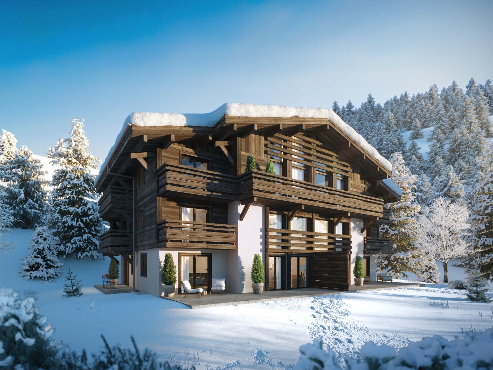 luxury duplex 6 Rooms for sale on MEGEVE (74120)