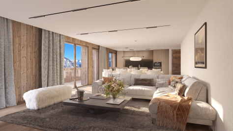 Vente Appartement de luxe Megève 4&nbsp;Pièces 114.8&nbsp;m²