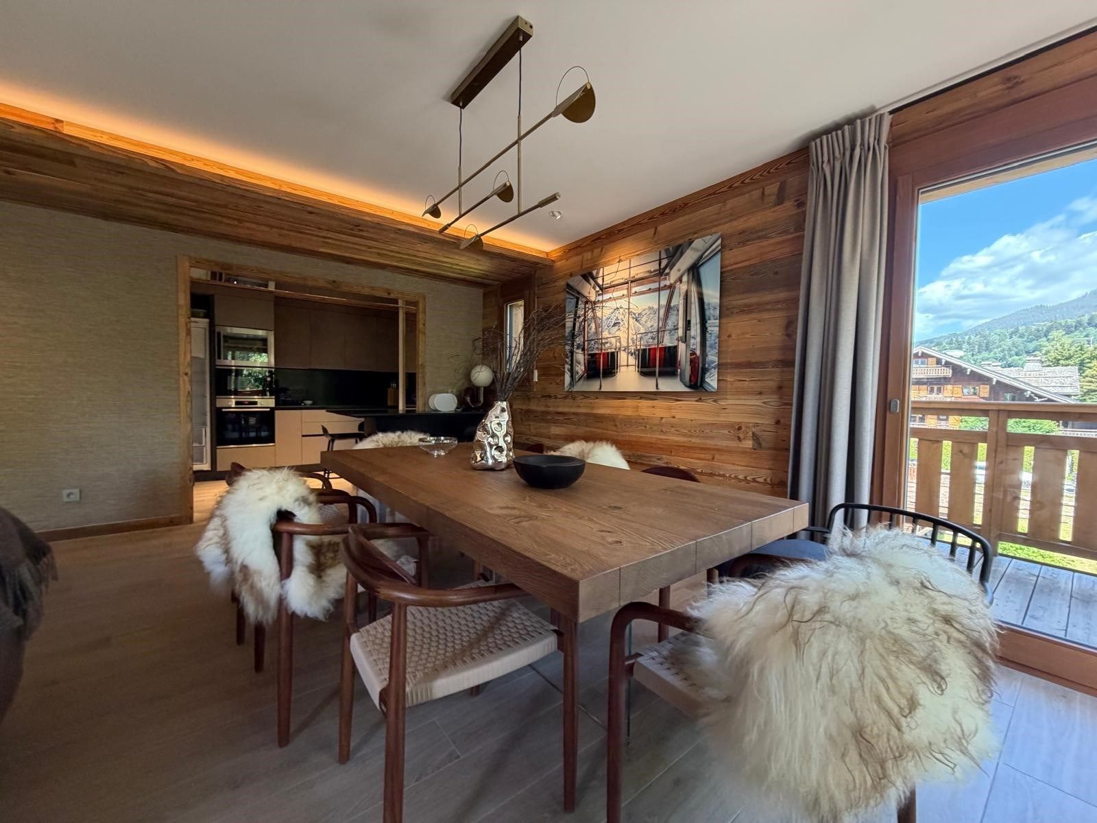 luxury apartment 4 Rooms for seasonal rent on MEGEVE (74120)