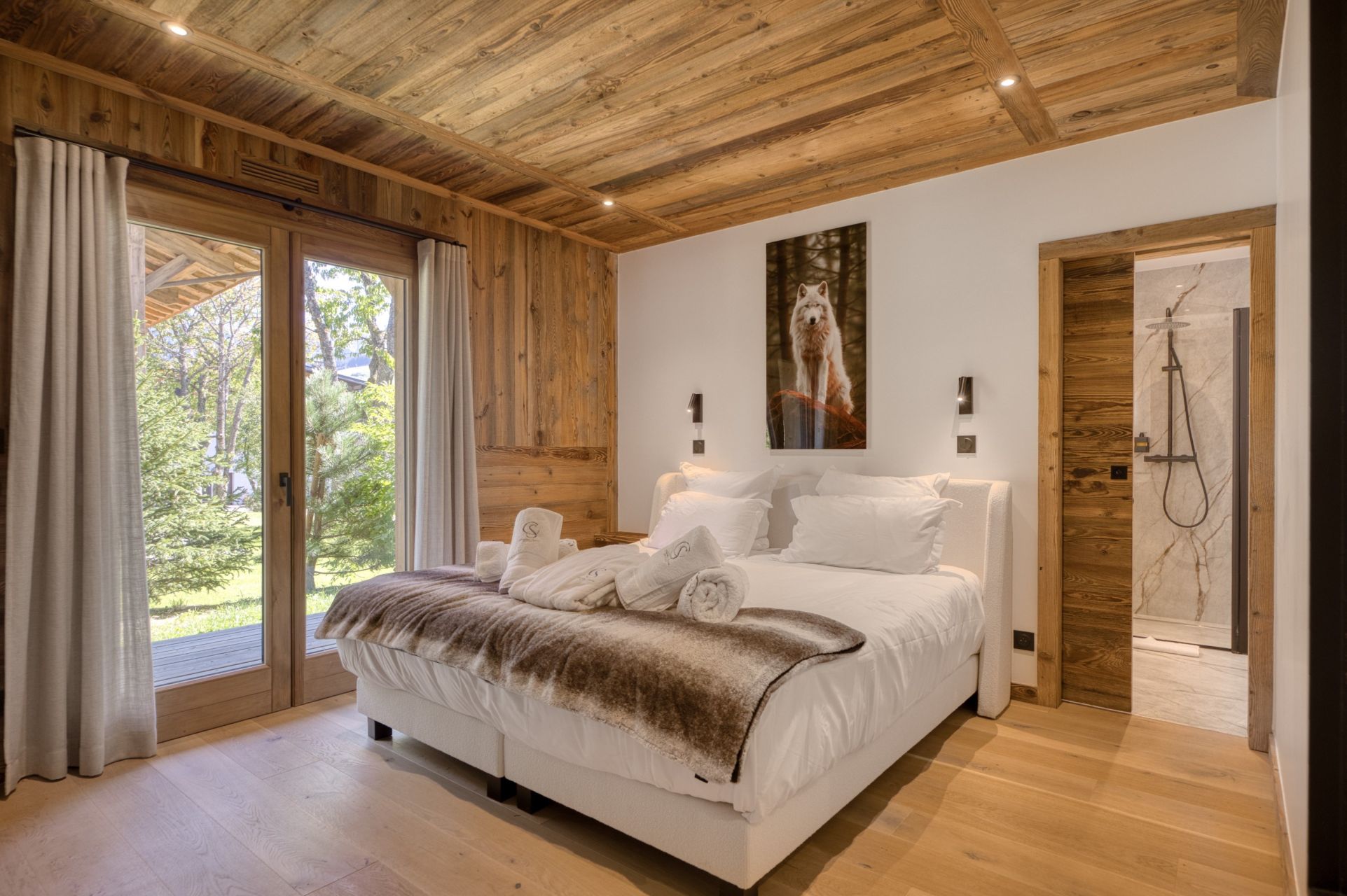 luxury chalet 7 Rooms for seasonal rent on MEGEVE (74120)