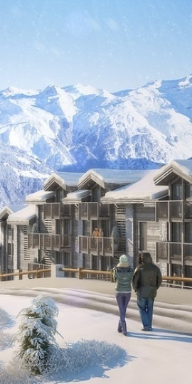 Ski-in/ski-out apartments