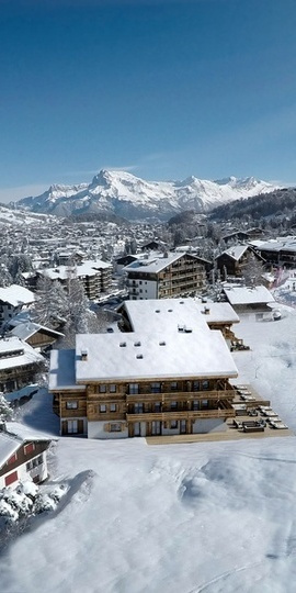 Near village center